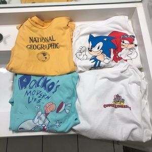 LOT of 4 Vintage/Urban Outfitters Style T Shirts
